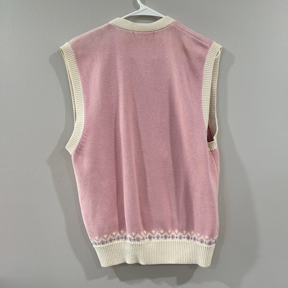 Vintage Eddie Bauer floral knit grandmacore vest - Picture 4 of 8